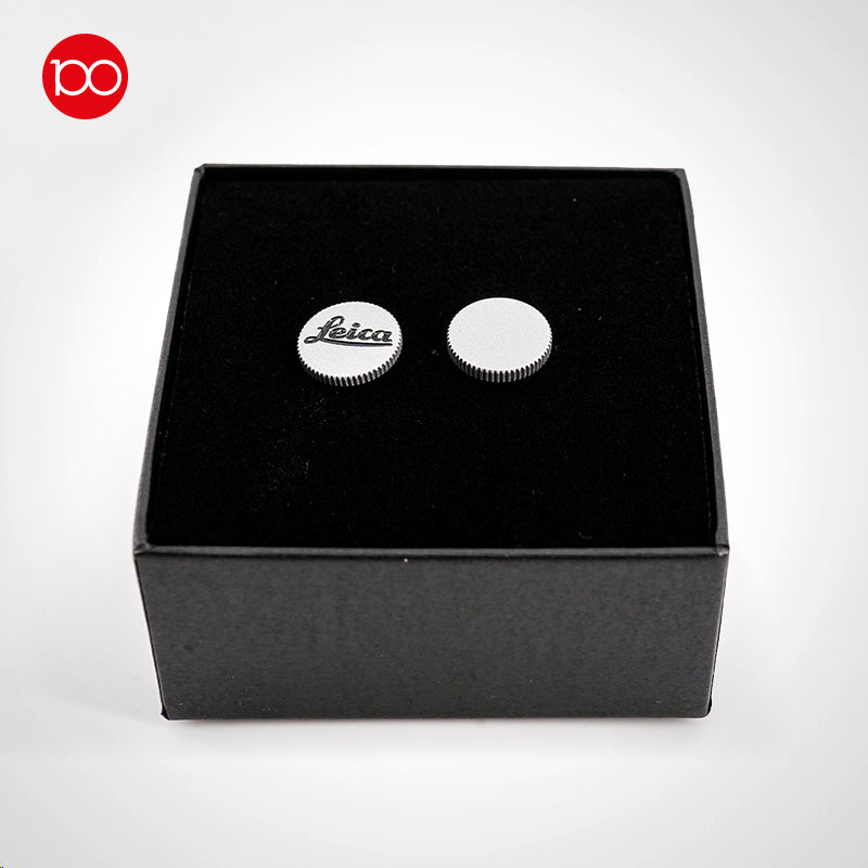 New Leica Camera Soft Release Button black and silver 12mm #14015