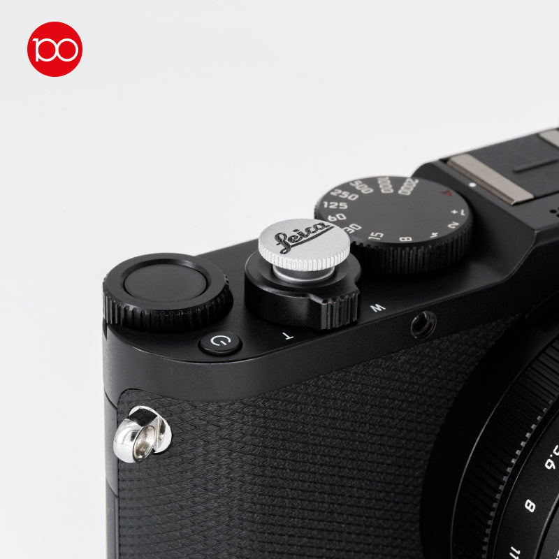 New Leica Camera Soft Release Button black and silver 12mm #14015